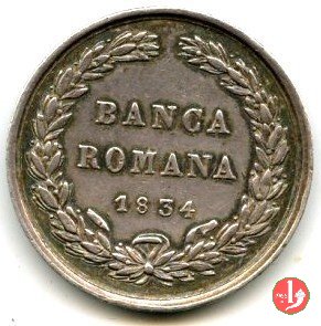 Banca Romana -P26bis 1834 Banca Romana -P26bis 1834