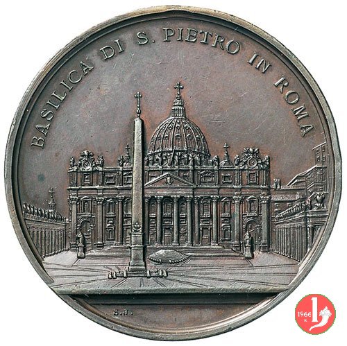 Basilica di San Pietro 51mm -Mo523 1878 Basilica di San Pietro 51mm -Mo523 1878