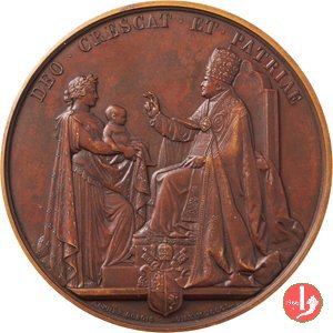 Benedizione di Luigi Eugenio Napoleone -B17 1860 Benedizione di Luigi Eugenio Napoleone -B17 1860