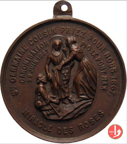 Canonizzazione Germana Cousin -B6 1867 Canonizzazione Germana Cousin -B6 1867