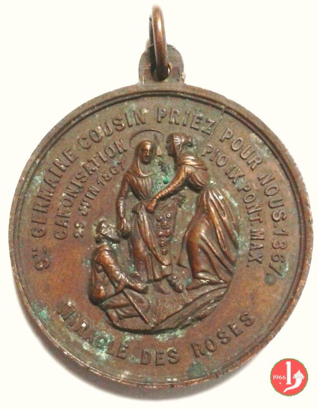 Canonizzazione Germana Cousin -B6 1867 Canonizzazione Germana Cousin -B6 1867