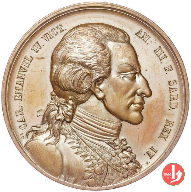 Carlo Emanuele IV 1796-1802 -UdS82 1865 (Torino) Carlo Emanuele IV 1796-1802 -UdS82 1865 (Torino)