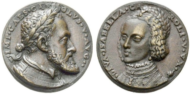 Carlo V e Isabella d' Aviz 1558