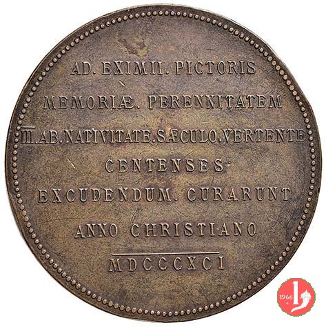 Cento - Gian Francesco Barbieri "Il Guercino" 1891 1891 Cento - Gian Francesco Barbieri "Il Guercino" 1891 1891