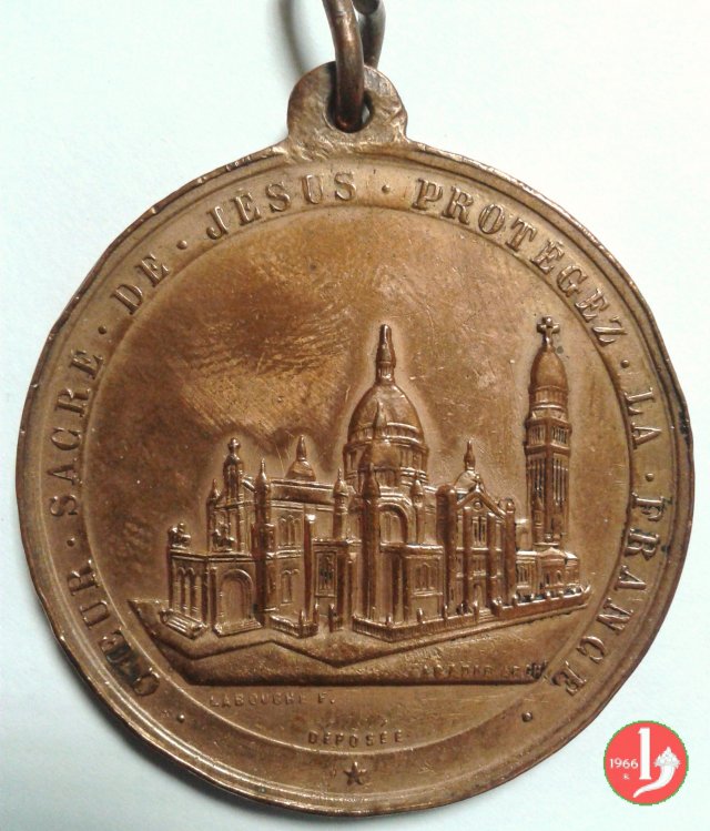 Chiesa del Sacro Cuore a Parigi 1875 Chiesa del Sacro Cuore a Parigi 1875