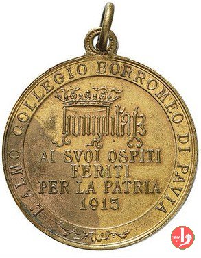 Collegio Borromeo Pavia 32mm 1915 Collegio Borromeo Pavia 32mm 1915