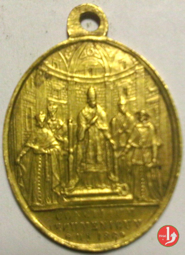 Concilio Ecum. -Papa con Vescovi -B39 1869 Concilio Ecum. -Papa con Vescovi -B39 1869