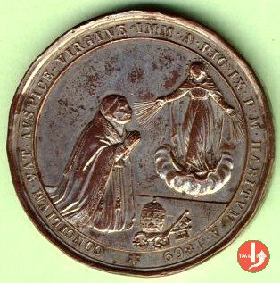 Concilio Ecum. -Pio IX e l'Immacolata -B17 1869 Concilio Ecum. -Pio IX e l'Immacolata -B17 1869