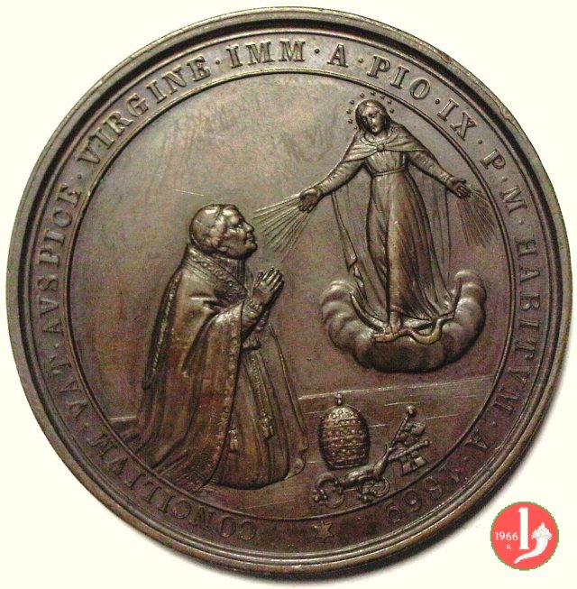 Concilio Ecum. -Pio IX e l'Immacolata -B17 1869 Concilio Ecum. -Pio IX e l'Immacolata -B17 1869
