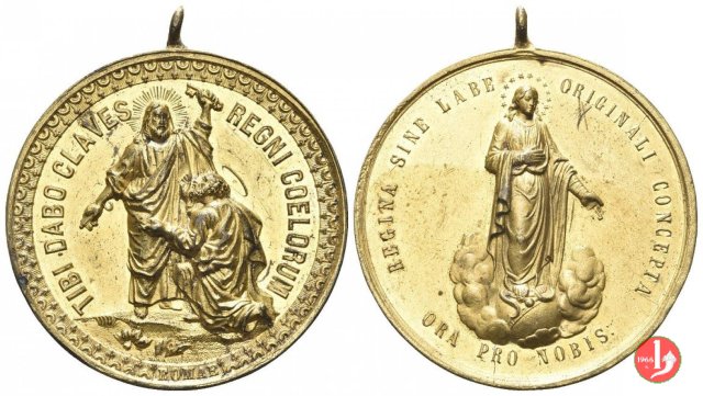 Consegna Chiavi e Immacolata 1900 Consegna Chiavi e Immacolata 1900