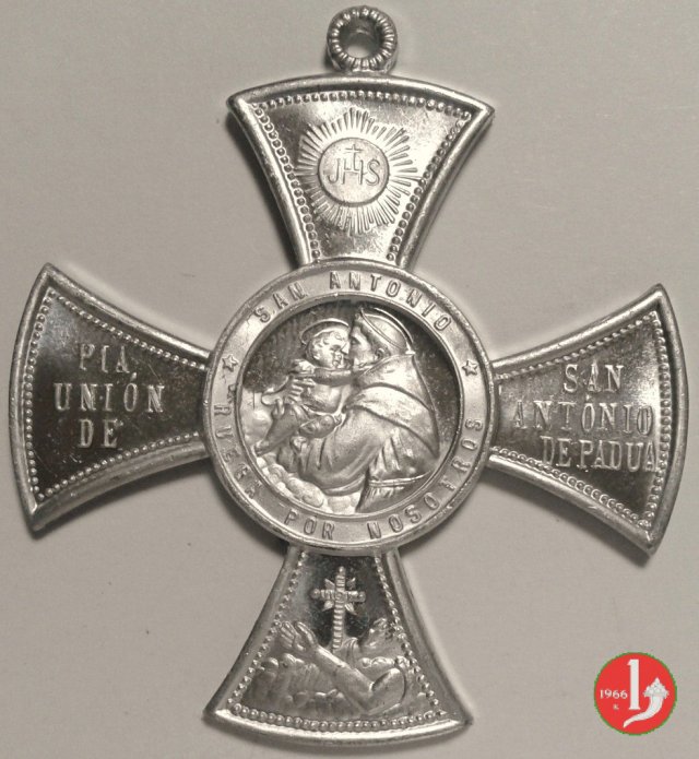 Distintivo Pia Unione di S. Antonio da PD 1892 Distintivo Pia Unione di S. Antonio da PD 1892