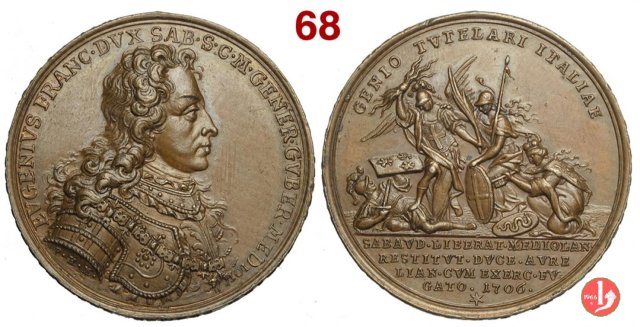 Eugenio di Savoia-1706 Milano 1706 Eugenio di Savoia-1706 Milano 1706