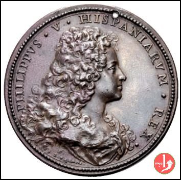 Filippo V di Spagna Pacificazione delle Due Sicilie -S68 1701 Filippo V di Spagna Pacificazione delle Due Sicilie -S68 1701