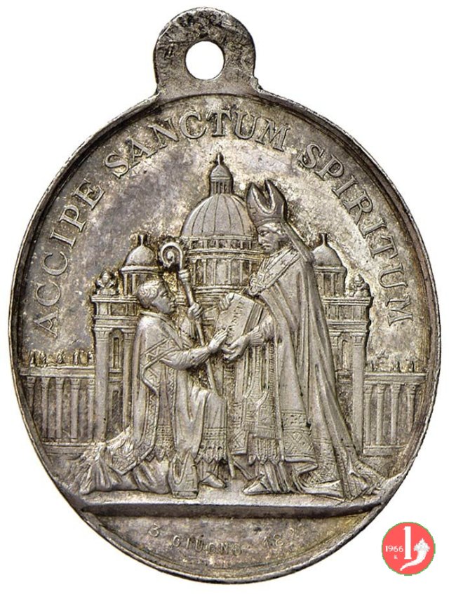 Giubileo Episcopale Accipe Sanctvm -B14 1877 Giubileo Episcopale Accipe Sanctvm -B14 1877