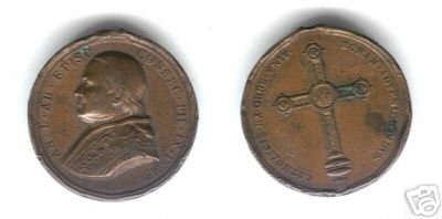 Giubileo Episcopale Croce trilobata -B11 1877 Giubileo Episcopale Croce trilobata -B11 1877