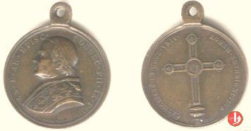 Giubileo Episcopale Croce trilobata -B11 1877 Giubileo Episcopale Croce trilobata -B11 1877