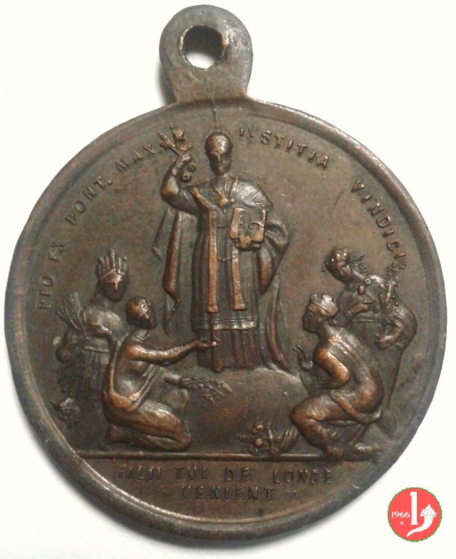 Giubileo Episcopale III NON IVNIAS -B20 1877 Giubileo Episcopale III NON IVNIAS -B20 1877