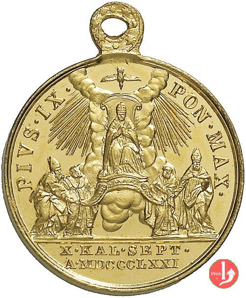 Giubileo pontificale PIVS IX -B15 1871 Giubileo pontificale PIVS IX -B15 1871