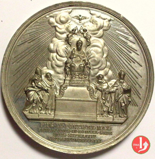Giubileo pontificale S. Pietro in trono-B10 1871 Giubileo pontificale S. Pietro in trono-B10 1871