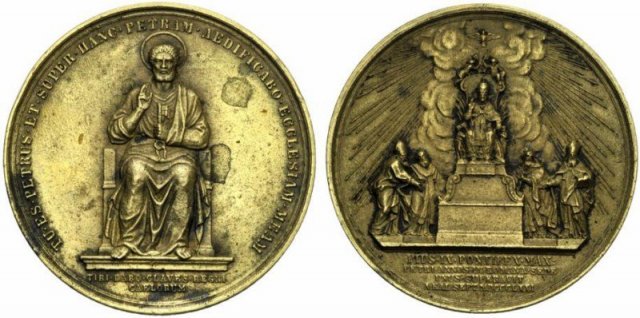 Giubileo pontificale S. Pietro in trono-B10 1871 Giubileo pontificale S. Pietro in trono-B10 1871