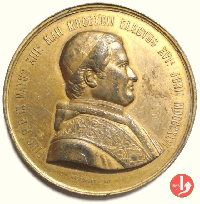 Giubileo pontificale - Vidit Annos Petri 1871 Giubileo pontificale - Vidit Annos Petri 1871