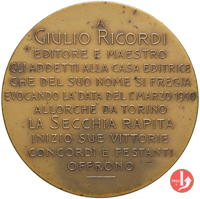 Giulio Ricordi - La Secchia Rapita 1910 1910