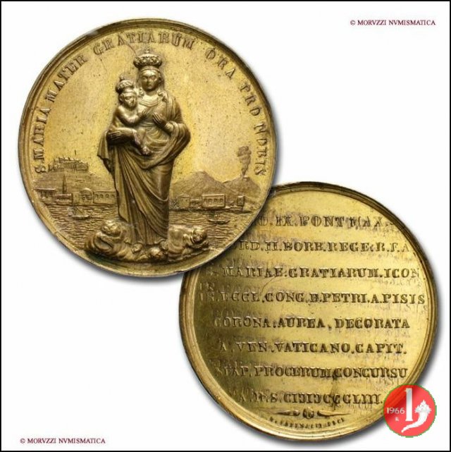 Incoronazione B.V. delle Grazie a Napoli -B15 1853 Incoronazione B.V. delle Grazie a Napoli -B15 1853