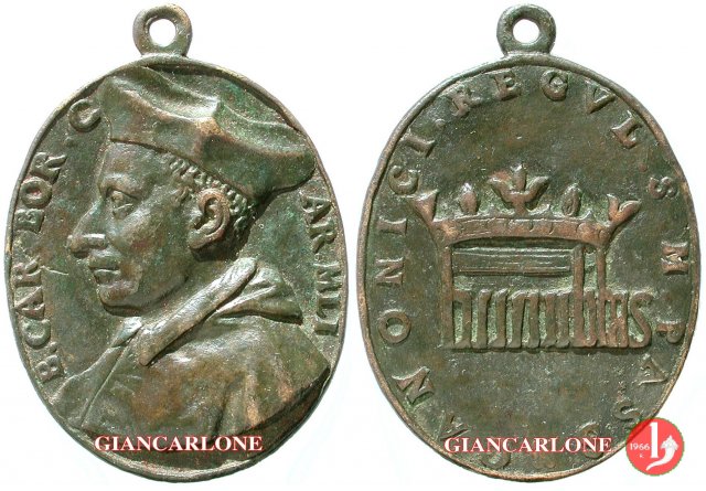 Insegne - Canonici Regolari 47x38mm 1602 Insegne - Canonici Regolari 47x38mm 1602