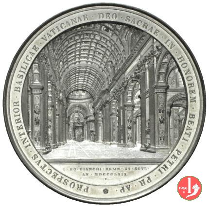 Interno Basilica S. Pietro MMax -B9 UNIF. 1869 Interno Basilica S. Pietro MMax -B9 UNIF. 1869