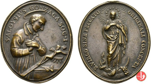 L'Immacolata 46x40mm 1854 L'Immacolata 46x40mm 1854