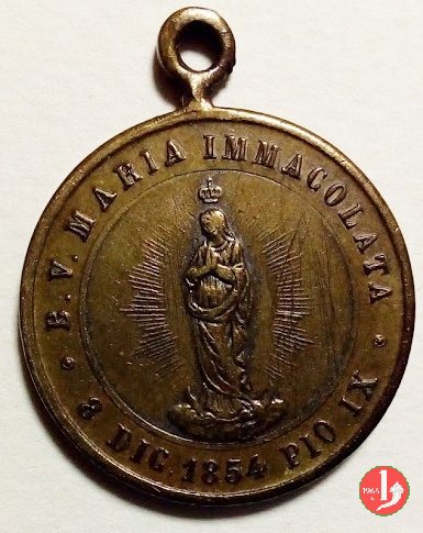 L'immacolata 1854 Pio IX -Mo483 1878 L'immacolata 1854 Pio IX -Mo483 1878