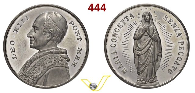 L'immacolata 39mm -Mo469-470 1878 L'immacolata 39mm -Mo469-470 1878