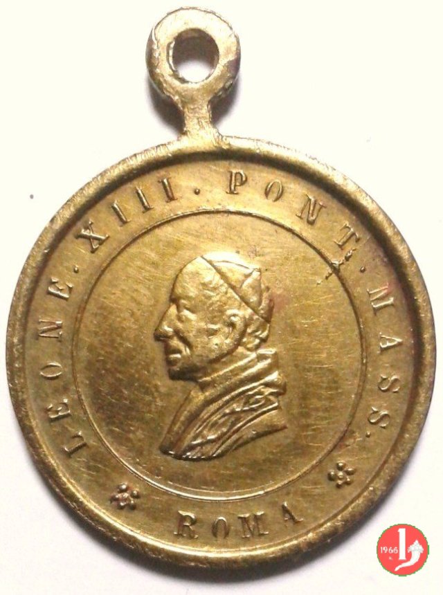 L'immacolata - Virgo Sinelabe 21mm 1878 L'immacolata - Virgo Sinelabe 21mm 1878