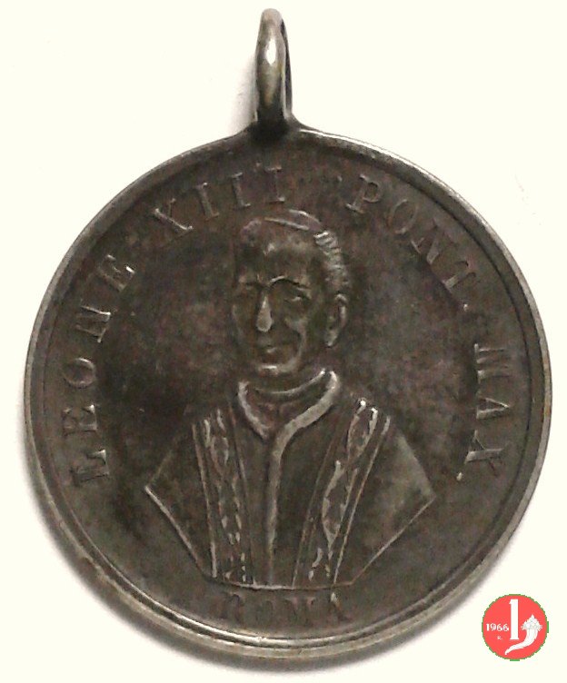 L'immacolata - Virgo Sinelabe 22mm 1878 L'immacolata - Virgo Sinelabe 22mm 1878