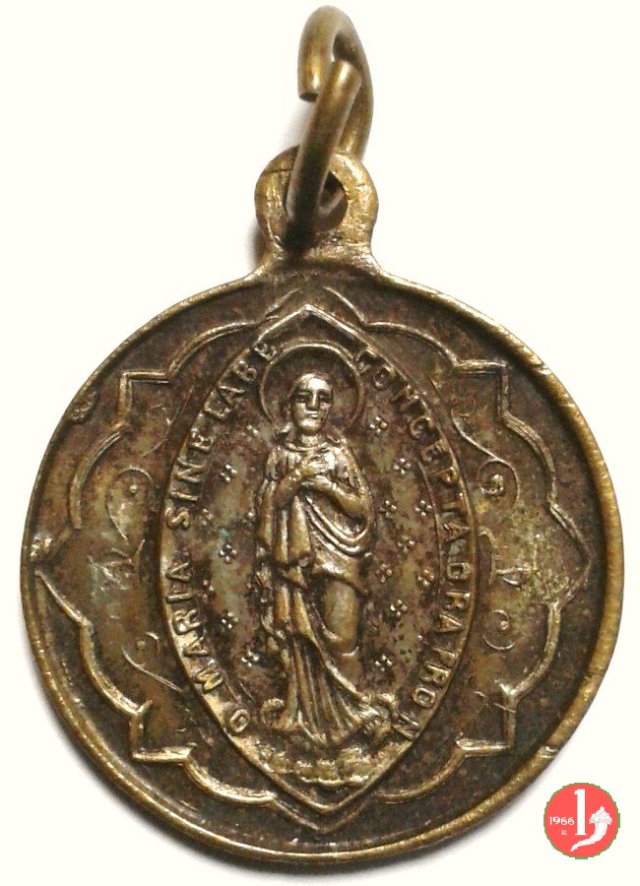 L'immacolata in mandorla 21mm 1878 L'immacolata in mandorla 21mm 1878