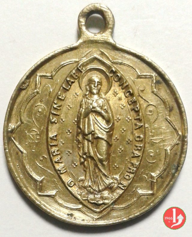 L'immacolata in mandorla 21mm 1878 L'immacolata in mandorla 21mm 1878
