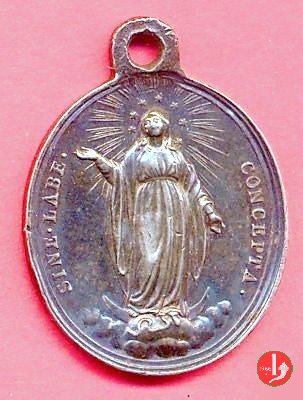 L'immacolata - ovale -Mo475 1878 L'immacolata - ovale -Mo475 1878