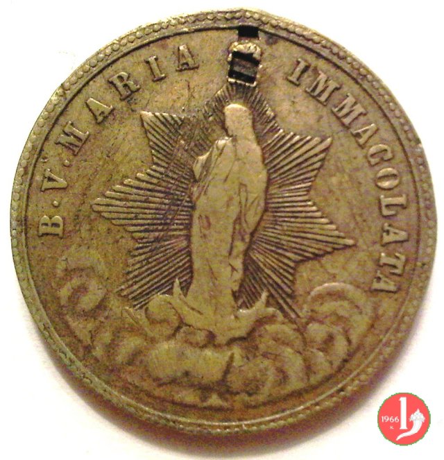 L'immacolata raggiante 26mm 1878 L'immacolata raggiante 26mm 1878