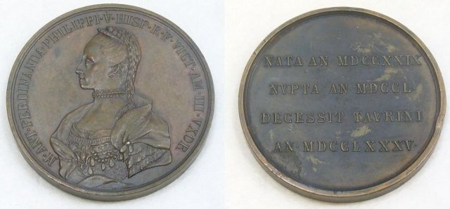 Maria Antonia Fernanda di Spagna -UdS81 1865 (Torino) Maria Antonia Fernanda di Spagna -UdS81 1865 (Torino)