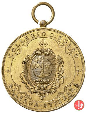 Medaglia collegio don Bosco di Balerna 1893 Medaglia collegio don Bosco di Balerna 1893