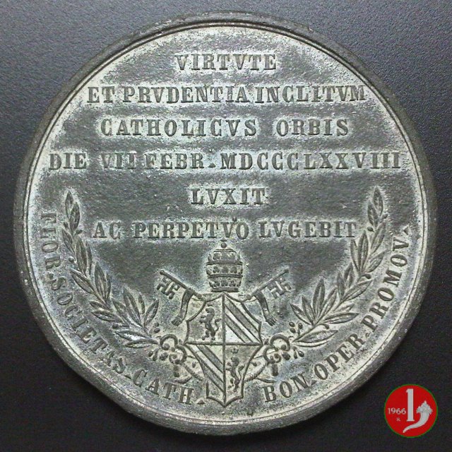 Morte di Pio IX 07-02-1878 -B3 1878 Morte di Pio IX 07-02-1878 -B3 1878
