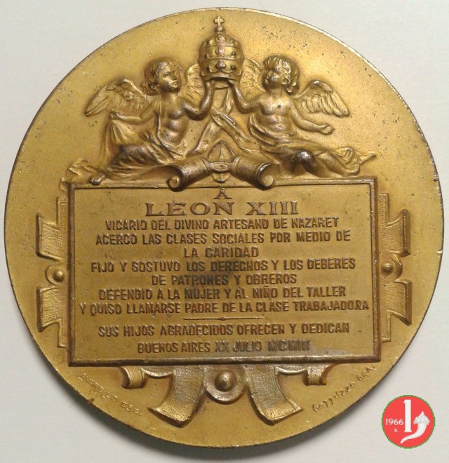 18- Omaggio Argentino 56mm -Mo418 1903 18- Omaggio Argentino 56mm -Mo418 1903