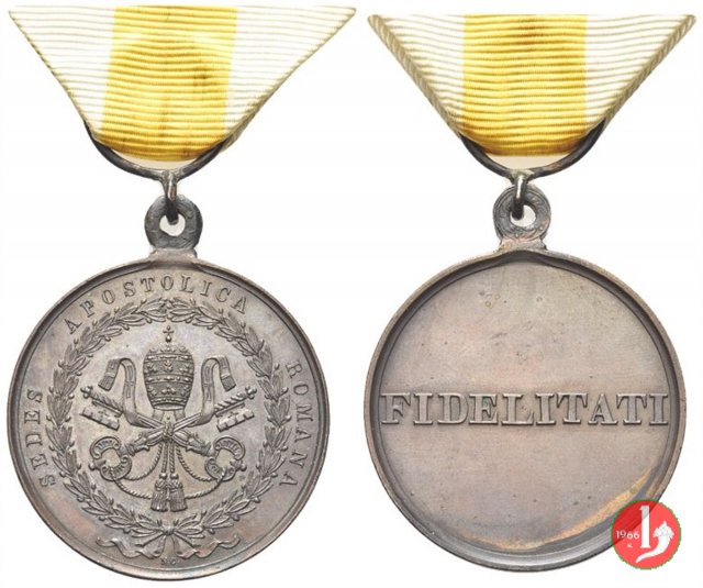 Onorificenza di Gaeta -Fidelitati -B111 1848 Onorificenza di Gaeta -Fidelitati -B111 1848