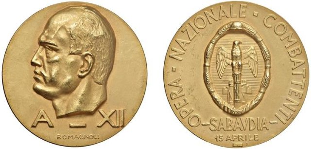 Opera Naz. Combattenti Sabaudia -C32 1933 (Roma) Opera Naz. Combattenti Sabaudia -C32 1933 (Roma)