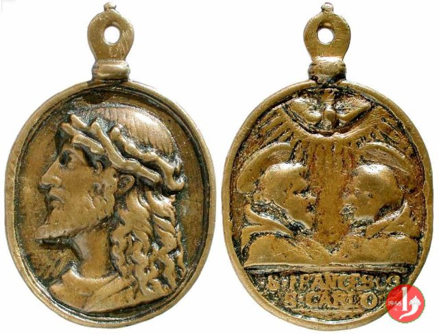 Ovale con Cristo e San Francesco 1680 Ovale con Cristo e San Francesco 1680