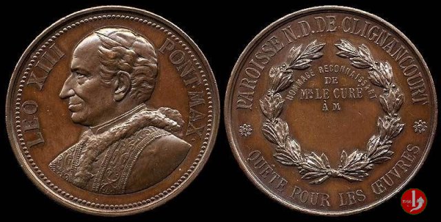 Parrocchia N. D. de Clignancourt 1883 Parrocchia N. D. de Clignancourt 1883