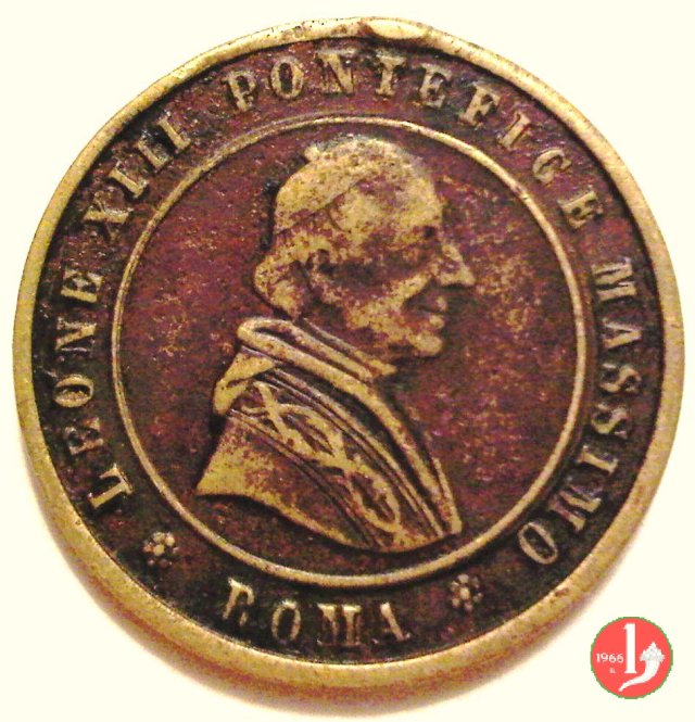 Pio IX-Leone XIII 25mm 1878 Pio IX-Leone XIII 25mm 1878