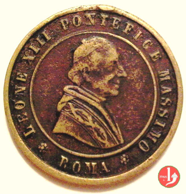 Pio IX-Leone XIII 25mm 1878