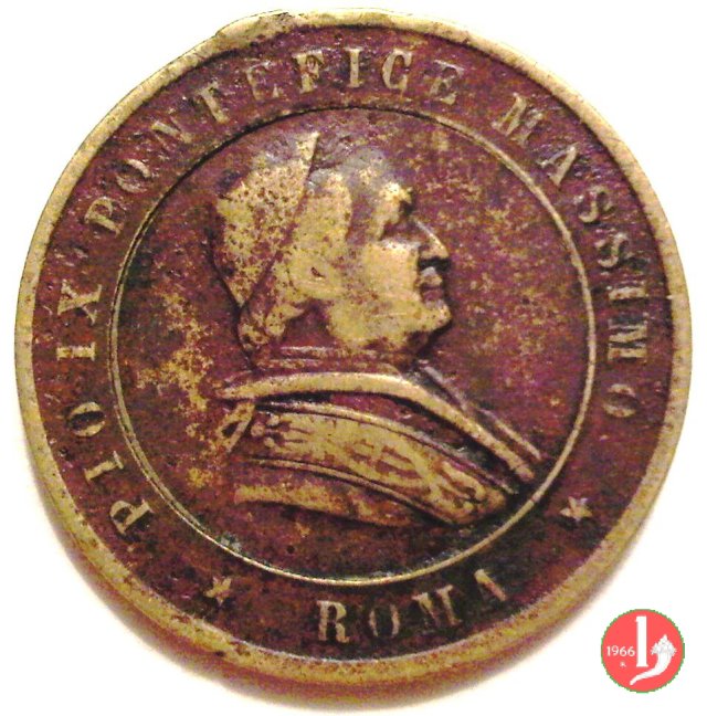 Pio IX-Leone XIII 25mm 1878 Pio IX-Leone XIII 25mm 1878