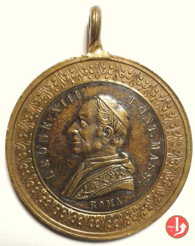 Pio IX-Leone XIII -Bmanca 1878 Pio IX-Leone XIII -Bmanca 1878